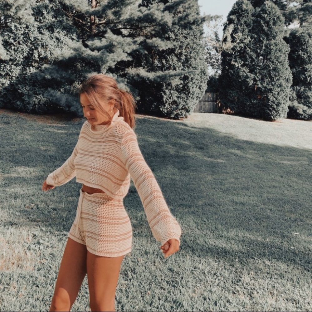 Free People Knit Beach Set